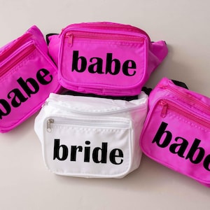 Bachelorette Fanny Packs, Personalized Fanny Pack, Custom Waist Bag, Party Favors, Bridesmaids Gifts, Bridesmaid Bag, Custom Belt Bag&lt;W&gt;