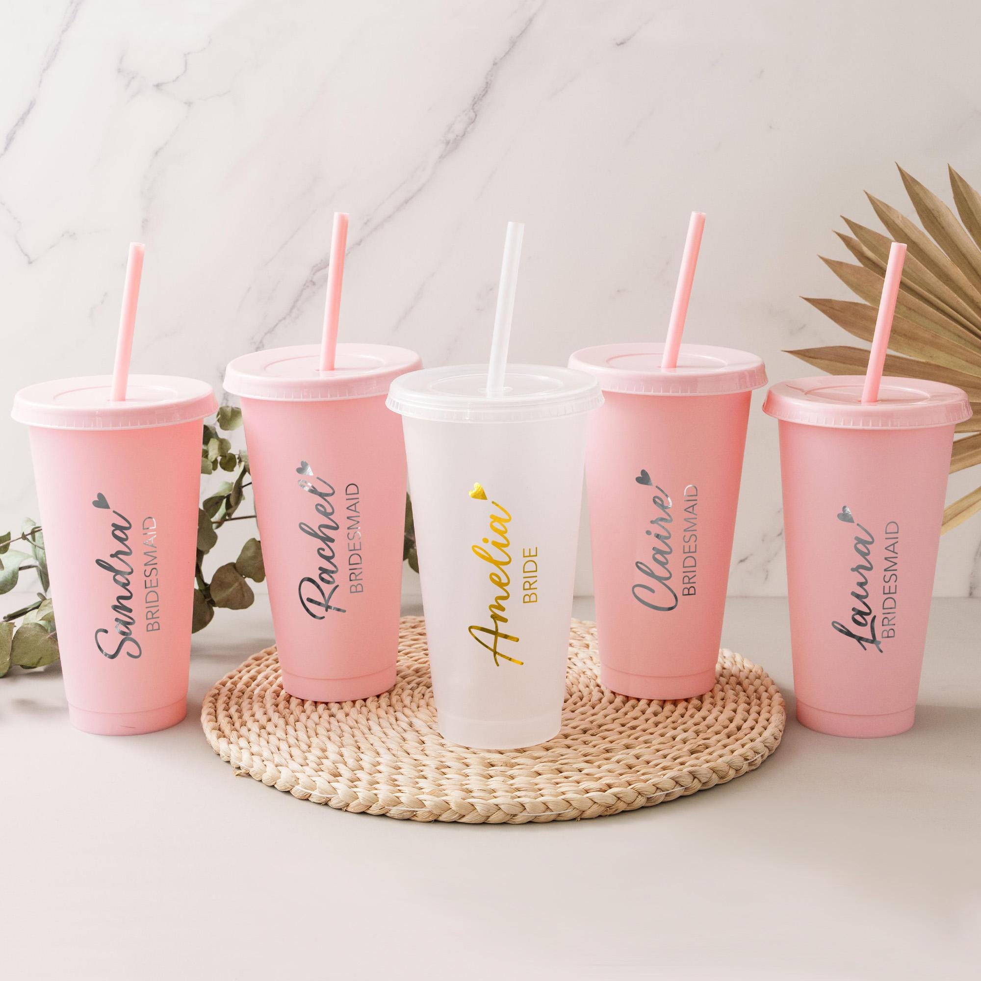 Bridesmaid Cups, Bachelorette Gifts, Party Cups, Custom Personalized Plastic Tumblers, Bachelorette Party Favor, Bachelorette Cup