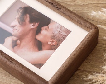 Personalized Frames | Solid Photo Frames | Custom Wood Photo Fram | Grandparents Gift Ideas | Engraved Frames for Gift | Memorial Frame