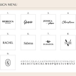 a bunch of different type of font and numbers