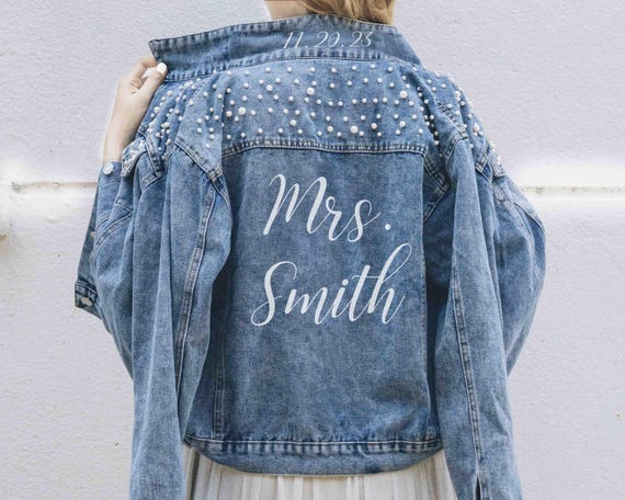 Chaquetas Personalizadas Chaquetas Vaqueras Para Novias Cazadora Y - Main Image