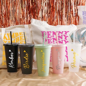 Bridesmaid Cups, Bachelorette Gifts, Party Cups, Custom Personalized Plastic Tumblers, Bachelorette Party Favor, Bachelorette Cup