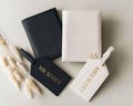 Custom Bridal Party Gifts,Mr & Mrs Passport Holder,Luggage Tag for Couple,Honeymoon Gifts,Personalized Passport Cover, Mother's Day Gift<2D> product logo