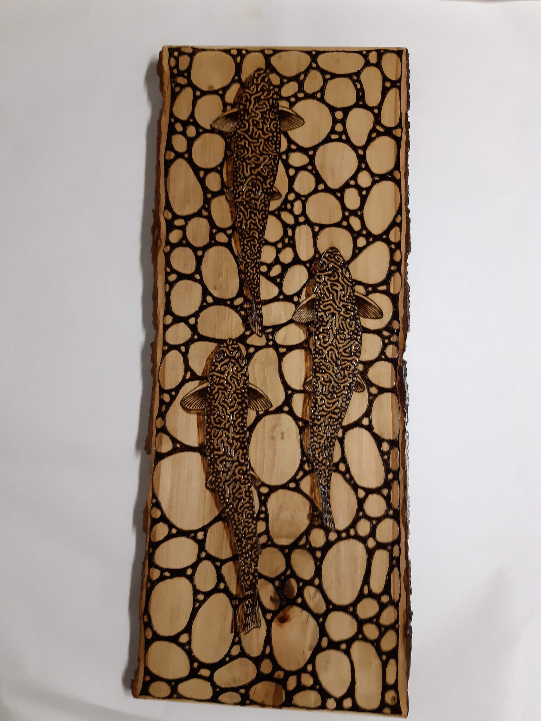 Brook Trout WoodBurning - Long