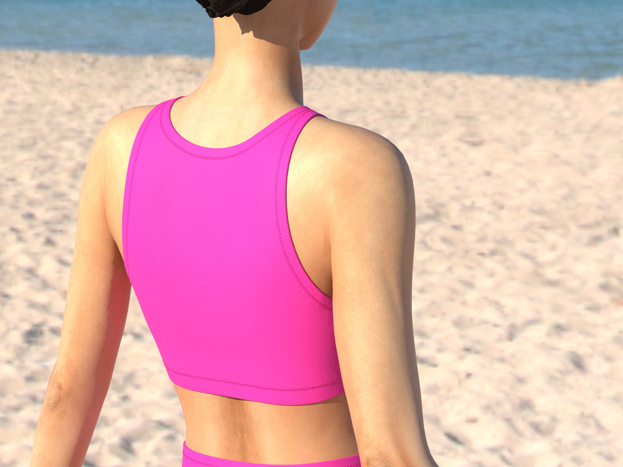 Diy Halter bikini top sewing pattern PDF instant DOWNLOAD Etsy