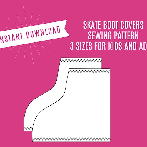 Diy Skate Boot Covers Sewing Pattern PDF for Artistic Roller Etsy