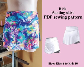 DIY Skating Skirt Sewing Pattern: Roller & Figure Skating (PDF Download)