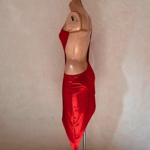 Asymmetrical Latin Dance Dress Sewing Pattern – One Sleeve Ballroom Costume (PDF Download) image 9