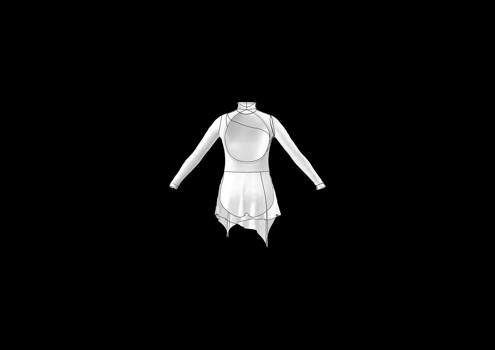 Diy Figure Skating Dress Sewing Pattern PDF Kids Skating Etsy