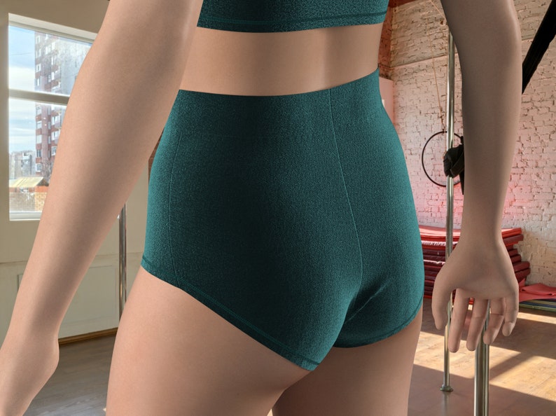 DIY Pole Dance Shorts Sewing Pattern PDF High Waist Etsy