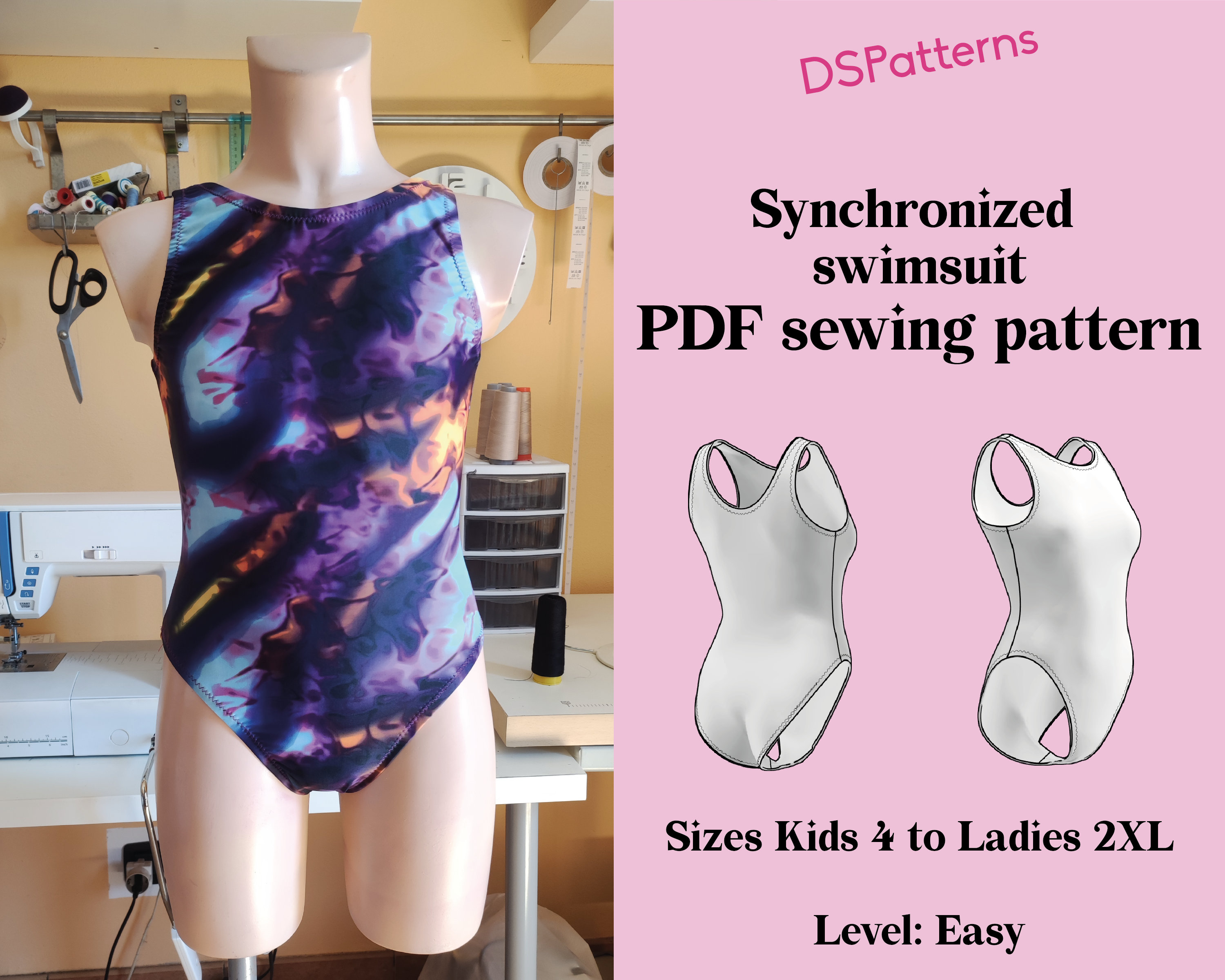 Synchronized Swimming Costume Custom Made Swimsuits Vestidos De Baño Nado  Sincronizado 