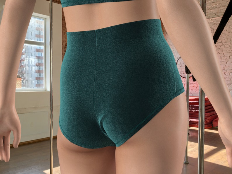 DIY Pole Dance Shorts Sewing Pattern PDF High Waist Etsy