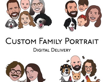 Custom Family Portrait - Digital Delivery
