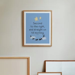 Second Star to the Right | Neverland Print