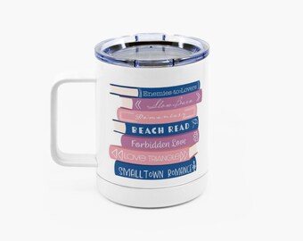 Book Lover Insulated Stainless Steel Mug | Romantic Book Club