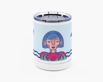 Crab Lady Walking | Insulated Stainless Steel Mug