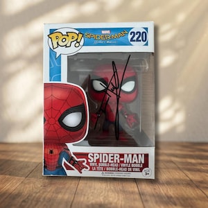Spiderman Funko Pop Signed by Tom Holland - Etsy