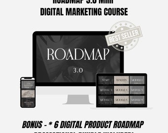 Roadmap 3.0 MRR Course, Roadmap to riches course, Digital Marketing Course, MRR Course