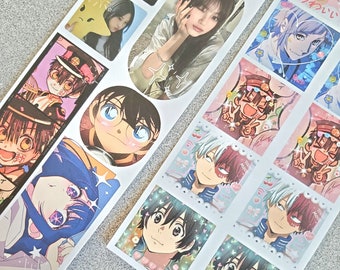 3 Custom Anime Matte Stickers Sheets! | Cute Anime Decor and Journaling |