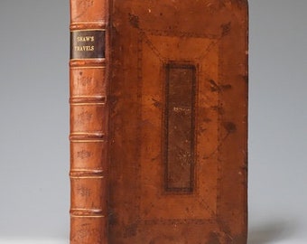 Illustré 1738 Grande édition papier première édition de Shaw’s Travels Through Barbary and The Levant