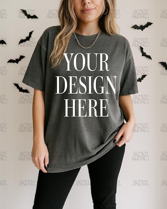 Pepper Comfort Colors Halloween Mockup Pepper Mockup Comfort Colors 1717 Mockup Pepper Shirt Fall Mockup Edgy Pepper C1717 Halloween Mockup