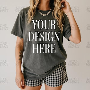 Pepper Comfort Colors Mockup Pepper Shirt Mockup Comfort Colors 1717 Mockup Pepper Mockup Shirt Mockups Trendy C1717 Photo Mock Edgy Mockup
