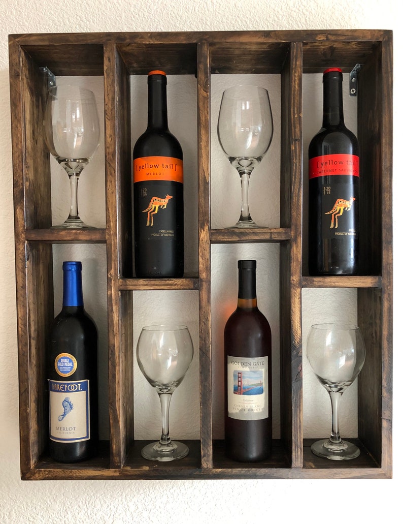 Elegant Wine Rack Custom Built Wine Rack Anniversary Gift Etsy