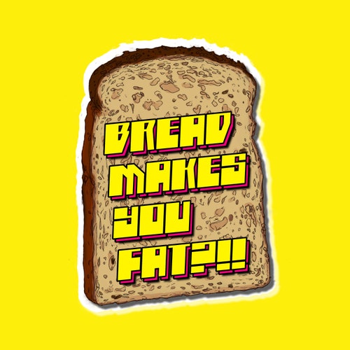 Bread Makes You Fat Sticker Slap Decal Scott Pilgrim Etsy