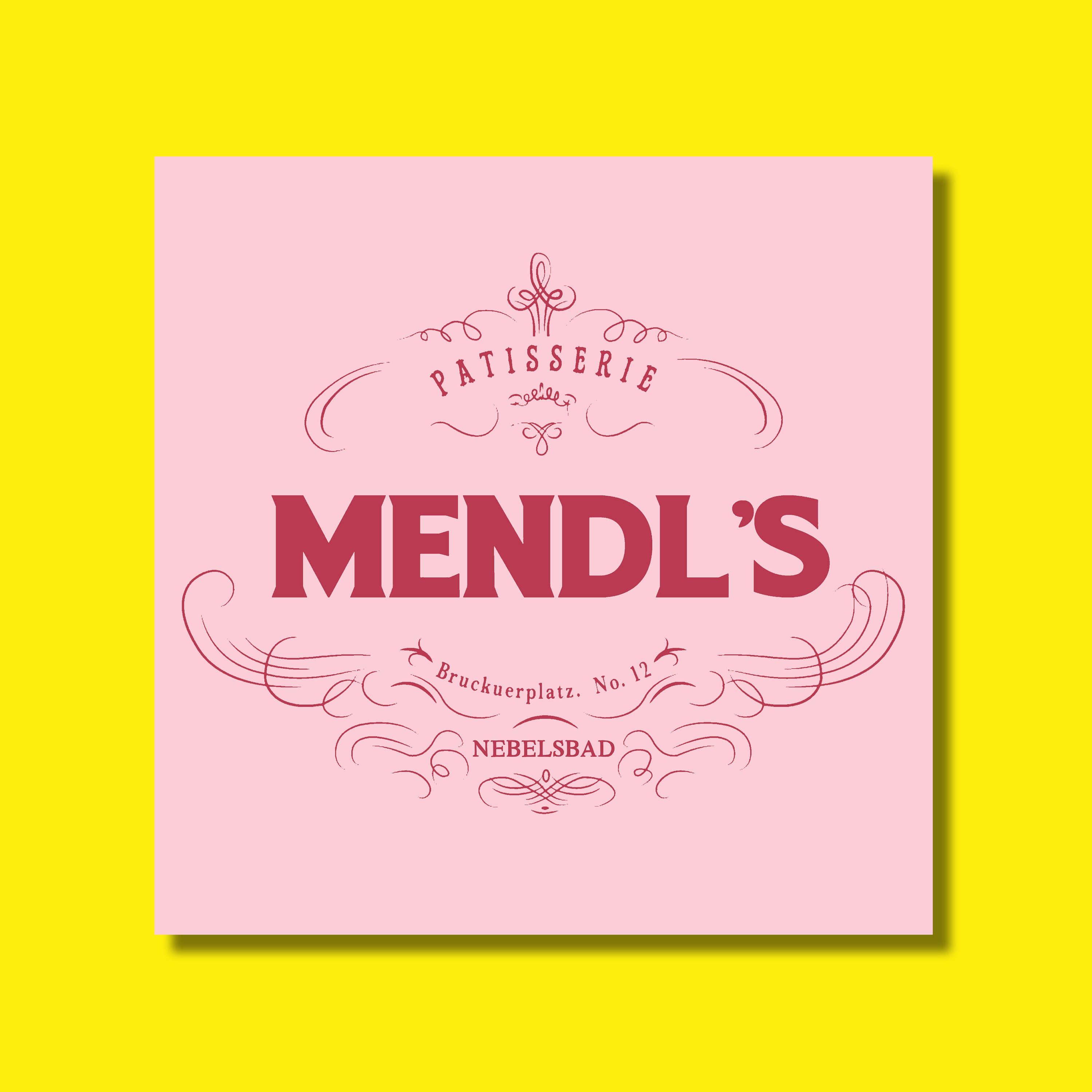 Mendls Pastry Box (Grand Budapest Hotel) | Sticker