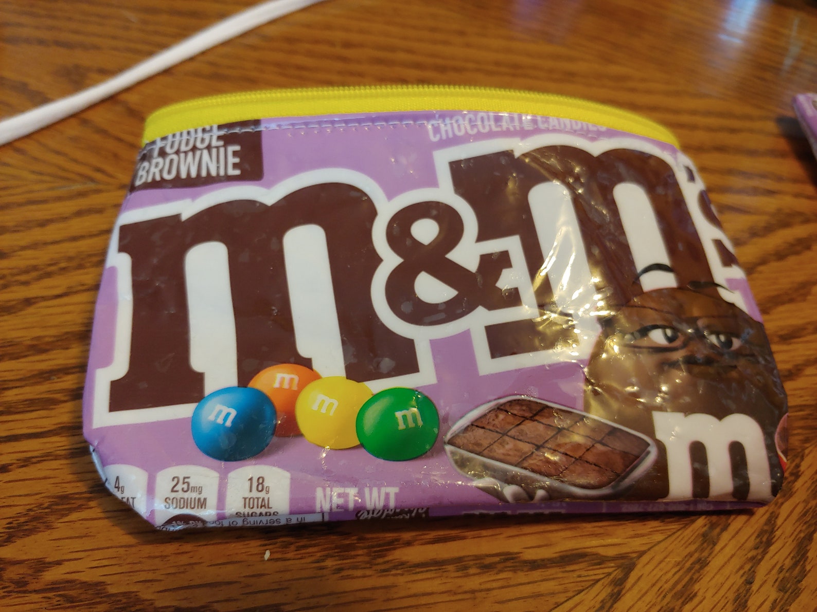 M&M's Upcycled Bag / Recycled / Repurposed / Wallet / Etsy