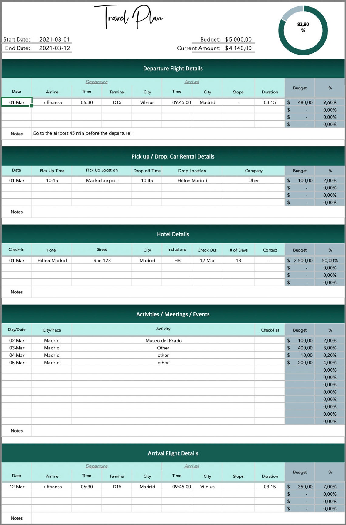 travel-planner-excel-spreadsheet-travel-itinerary-travel-budget-packing-list-excel