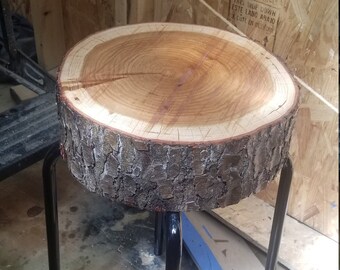 Wood Slice Stool/End Table - Local Pickup