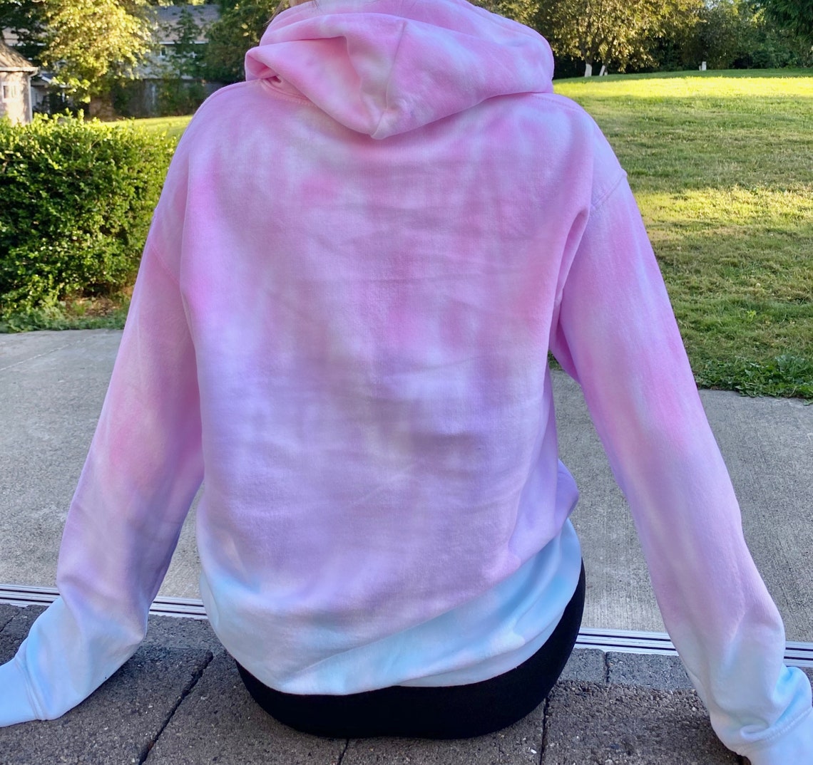 Adults Unisex Pastel Cotton Candy Pullover Hoodie Etsy