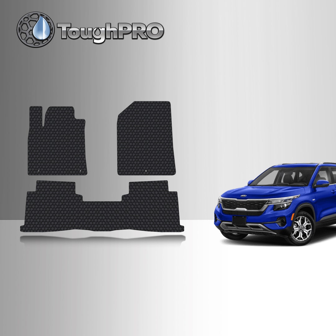 Toughpro Floor Mats Black for KIA Seltos 3 Piece All Weather Custom Fit 20202024 Etsy