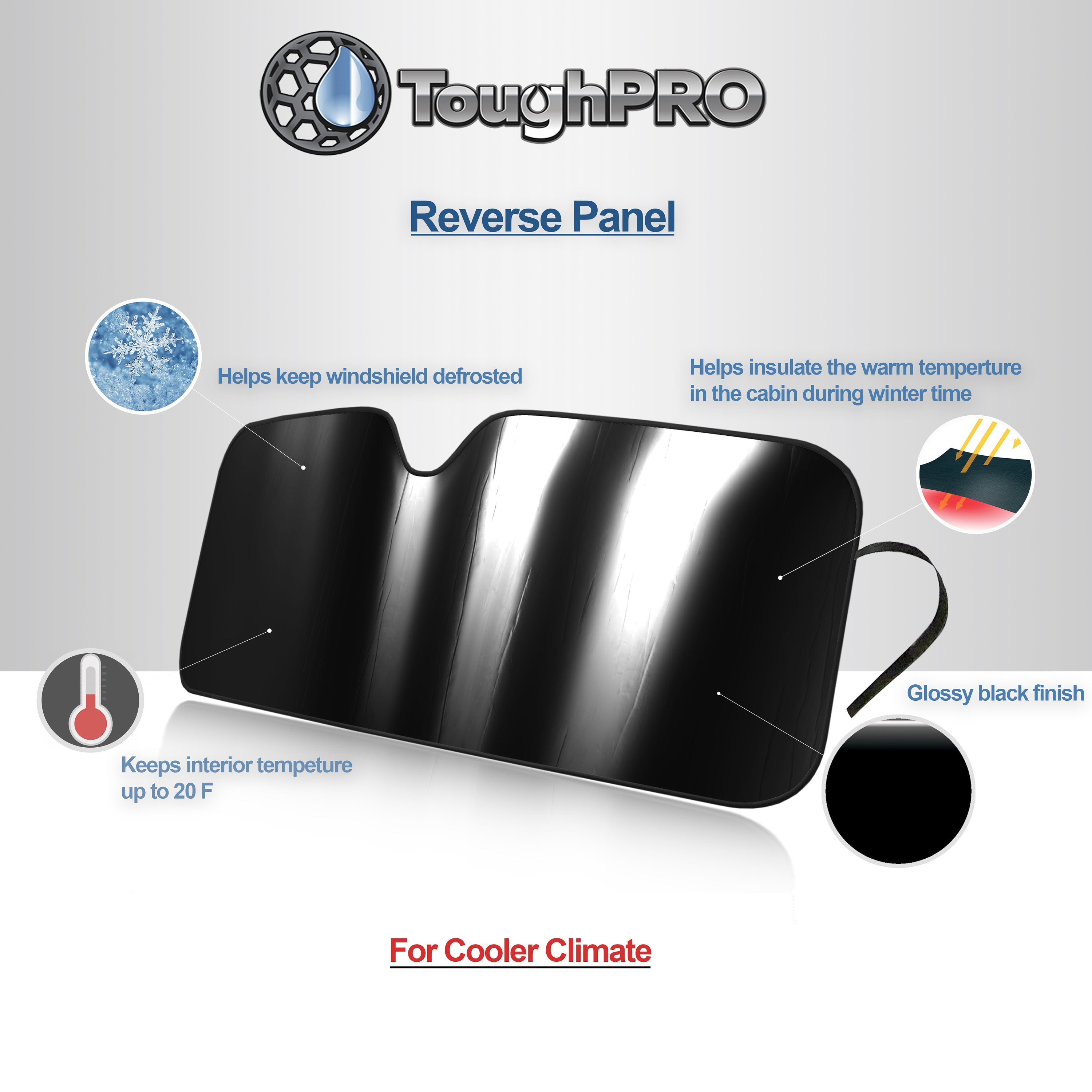 Toughpro Windshield Sun Shade For Nissan Rogue Sport No Sensor Etsy