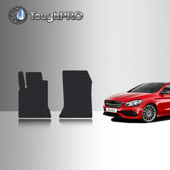 ToughPRO Trunk Mat Compatible With Mercedes Benz C Class 2010 Sedan All Weather Heavy Duty Made In Usa Black Rubber