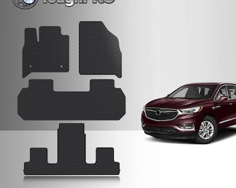ToughPRO Floor Mats + 3rd Row Black For Buick Enclave Bucket Seats 2018-2024
