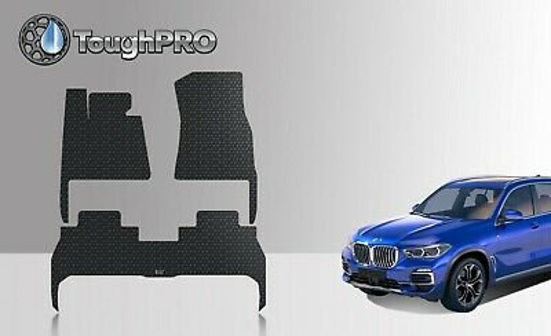 Toughpro Floor Mats Black for BMW X5 All Weather Custom Fit 20192024