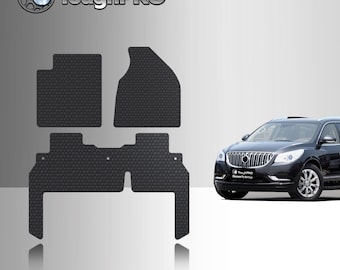 ToughPRO Floor Mats Black For Buick Enclave Bench All Weather 2009-2017