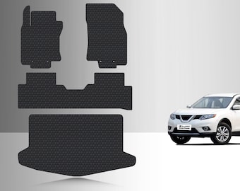ToughPRO Full Set Floor Mats Black For Nissan Rogue Sport All Weather Custom Fit 2017-2022