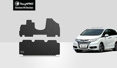 Honda Fit Floor Mats Replacement All Weather Black Rubber Floor Mats For Honda Fit - Custom Fit Protection - GK Brand Fits Honda Fit All Weather Black Rubber Floor Mats Canada