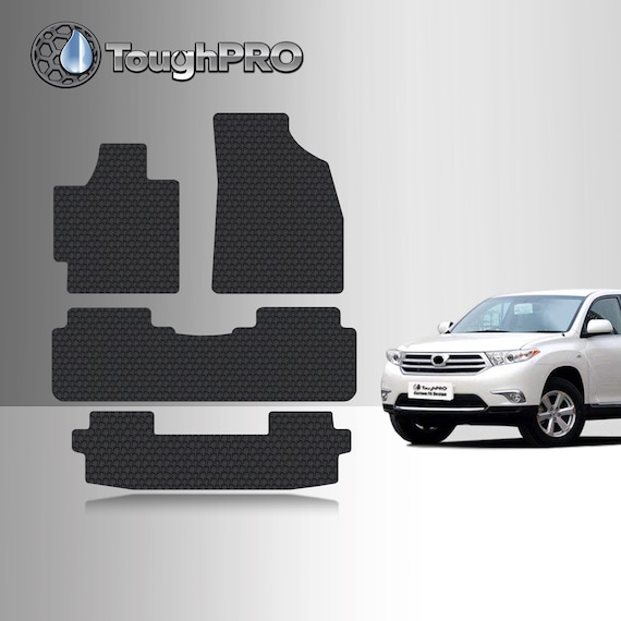 Toughpro Floor Mats 3rd Row Black for Toyota Highlander All