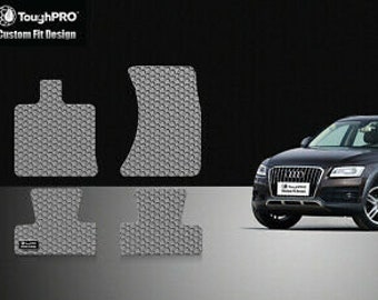 ToughPRO Black All-Weather Cargo Mat For Audi Q5 2018-2025 - Custom Fit Heavy Duty Rubber Liner