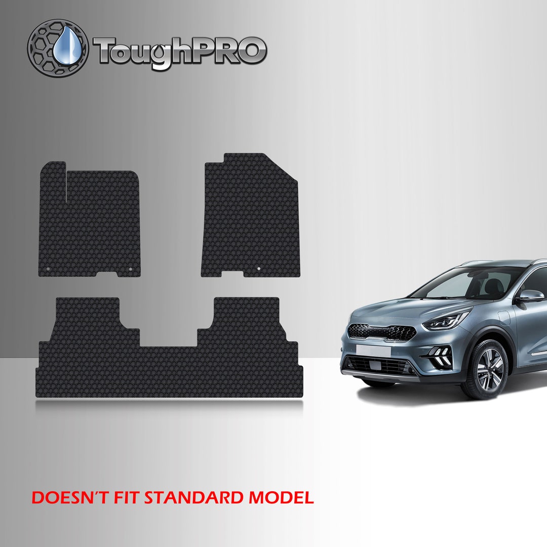 Toughpro Floor Mats Black for KIA NIRO EV All Weather 20192022 Etsy