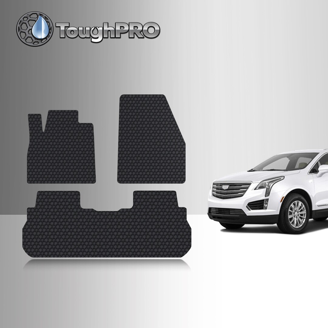 thumbnail image 2 of ToughPRO Heavy Duty Rubber Floor Mats Black Custom Fit For Cadillac XT4 2019-2025 2 of 5
