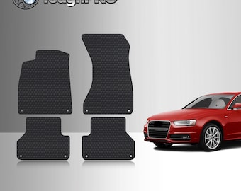 ToughPRO Floor Mats Black For Audi A4 All Weather Custom Fit 2017-2024