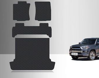 ToughPRO Full Set Floor Mats Black For Toyota 4Runner All Weather Custom Fit 2003-2009