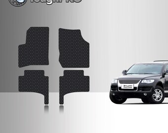 ToughPRO Floor Mats Black For Volkswagen Touareg All Weather 2004-2010