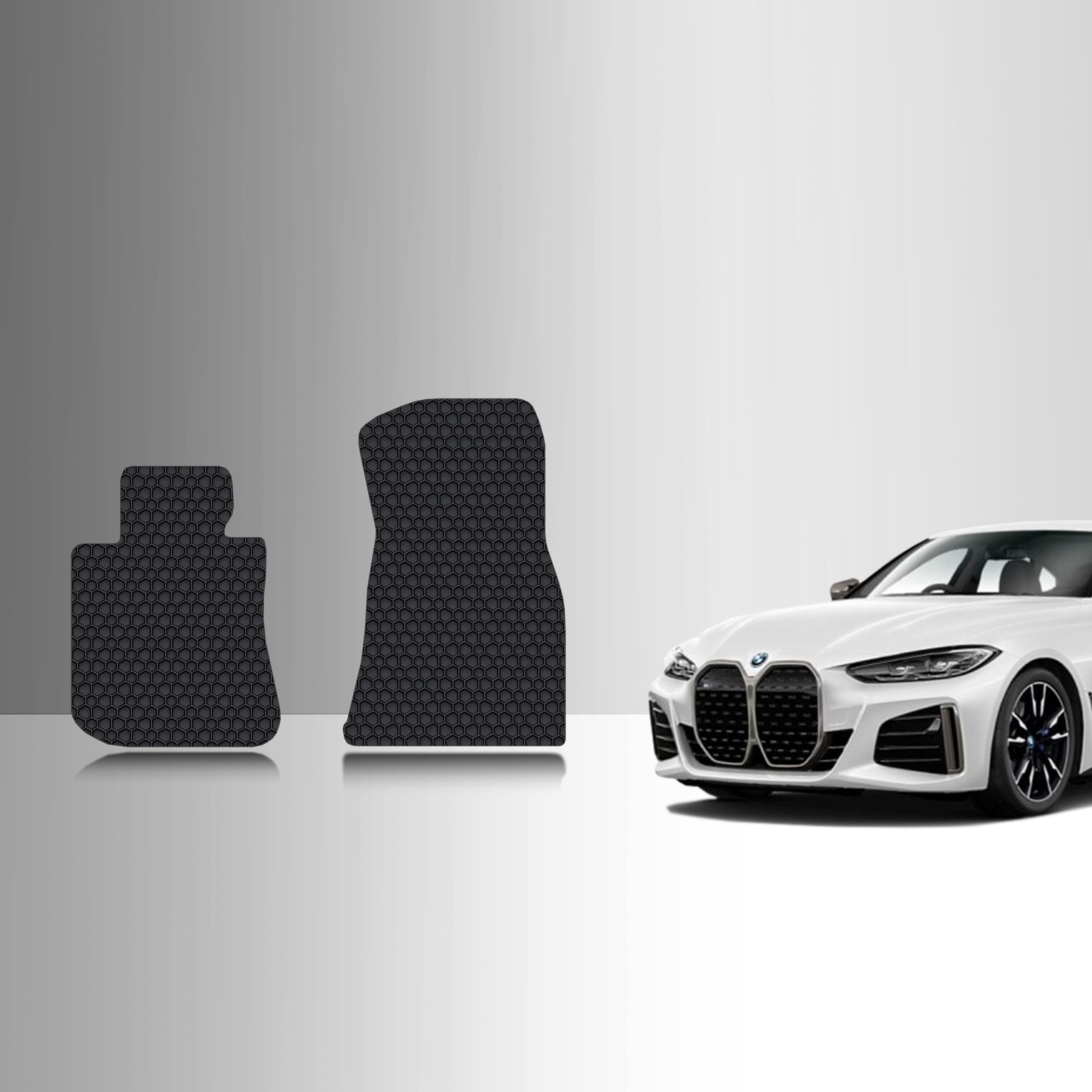 ToughPRO Black Front Floor Mats – For BMW 430i Coupe 2021-2026 (All-Weather)