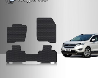 ToughPRO Floor Mats Black For Ford Edge All Weather Custom Fit 2015-2024